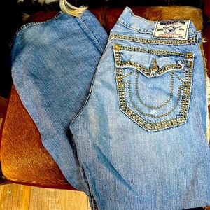 True Religion Mens Jeans 36x34